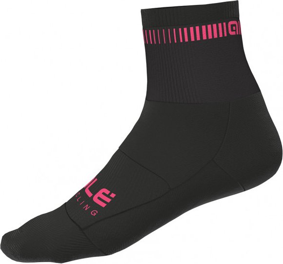 Alé - Logo Q-Skin Socks - Radsocken Gr 40-43 - M schwarz