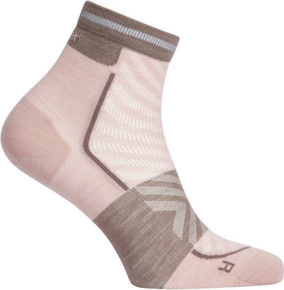 Icebreaker - Women's Merino Run+ Ultralight Mini - Laufsocken Gr 41-43 rosa