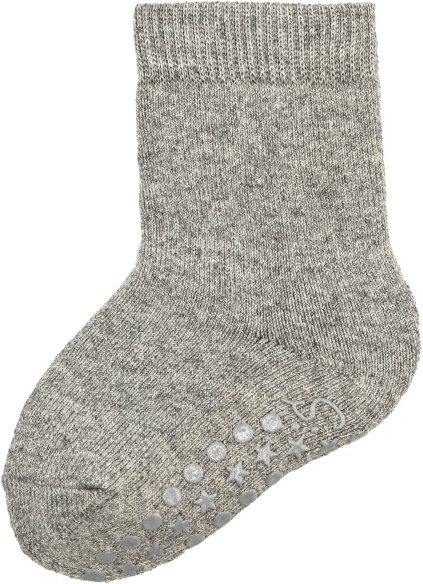 Sterntaler - Kid's ABS Woll-Socken Uni - Hüttenschuhe Gr 25/26 grau