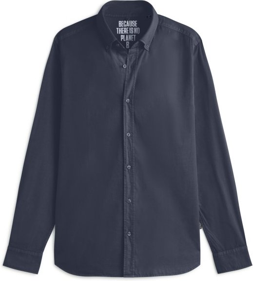 Ecoalf - Antejo Popelin Shirt - Hemd Gr XL blau