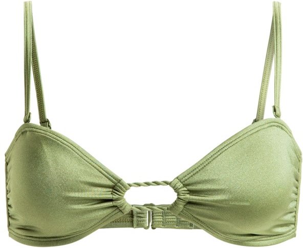 Roxy - Women's Brilho Bandeau - Bikini-Top Gr L oliv