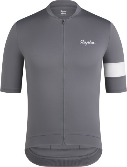 Rapha - Core Jersey - Radtrikot Gr M grau/weiß