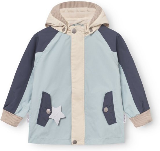 Mini A Ture - Kid's Matwally Fleece Lined Jacket - Regenjacke Gr 110 - 5 Years grau