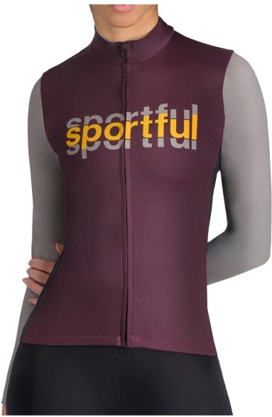 Sportful - Women's Supergiara Logo Thermal Jersey - Radtrikot Gr M lila
