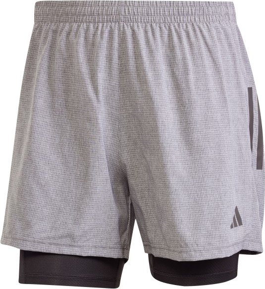 Thumbnail - adidas - Own The Run Climacool 2in1 Short - Laufshorts Gr XL grau