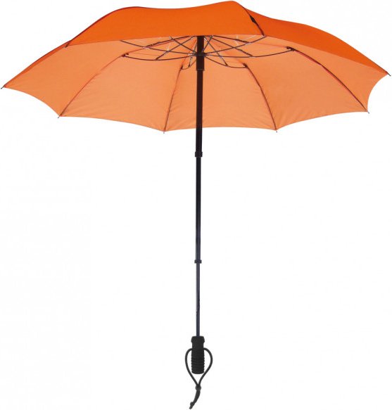 EuroSchirm - Telescope Handsfree - Regenschirm orange