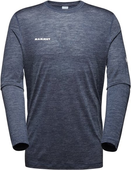 Mammut - Tree Wool Firstlayer Longsleeve - Funktionsshirt Gr M blau