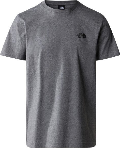 The North Face - S/S Simple Dome Tee - T-Shirt Gr L grau