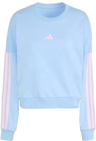 Thumbnail - adidas - Women's 3-Stripes French-Terry Sweatshirt - Pullover Gr XS blau