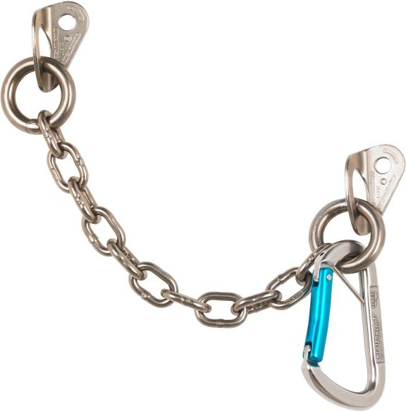 AustriAlpin - Belay Station D-Shape Snap - Umlenker Gr 12 mm colorless