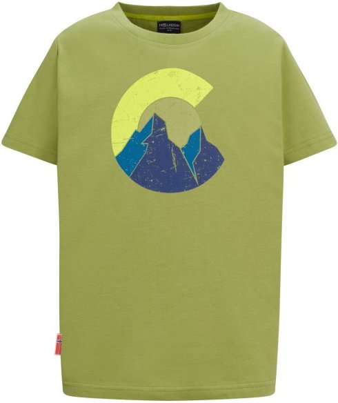 Trollkids - Kid's Halsafjord T-Shirt - T-Shirt Gr 140 oliv