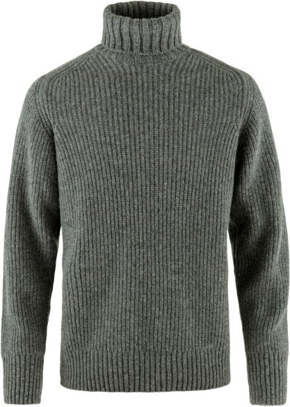 Thumbnail - Fjällräven - Övik Roller Neck Sweater - Wollpullover Gr M grau