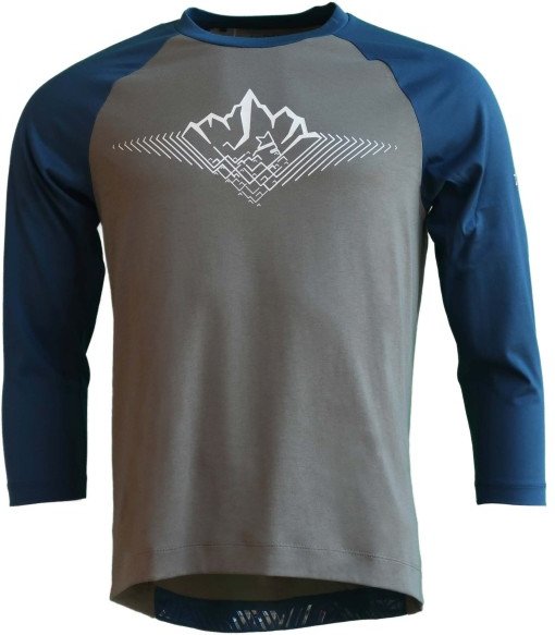 Zimtstern - Pureflowz Shirt 3/4 - Radtrikot Gr L grau