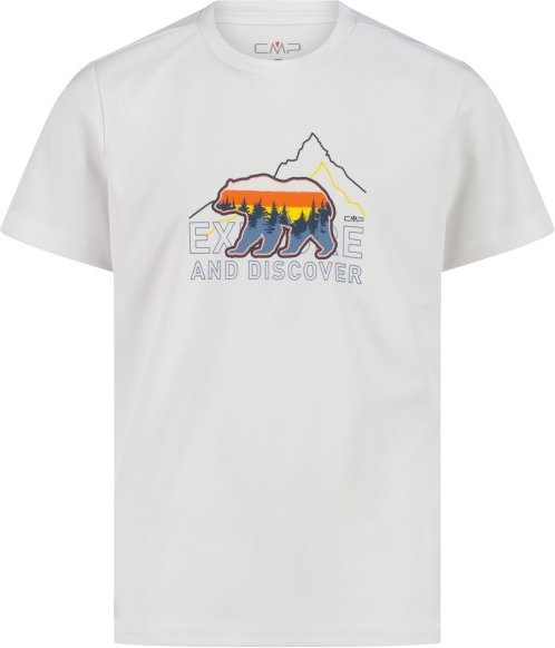 CMP - Boy's T-Shirt Piquet - Funktionsshirt Gr 140 weiß