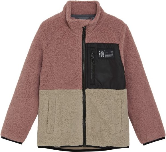 Color Kids - Kid's Fleece Jacket with Pocket - Fleecejacke Gr 92 braun