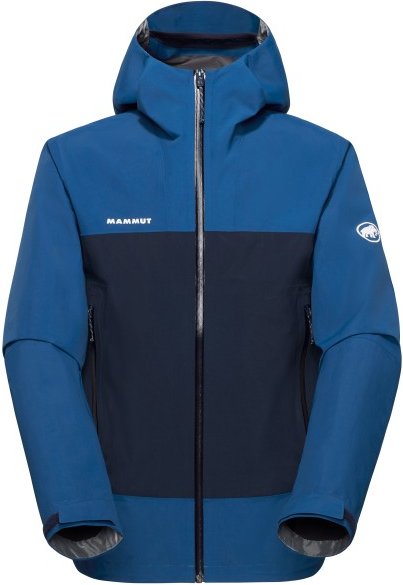 Mammut - Crag Hardshell Hooded Jacket - Regenjacke Gr M blau