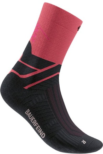 Thumbnail - Bauerfeind Sports - Women's Run Performance Mid Cut Socks - Laufsocken Gr 43-46 schwarz