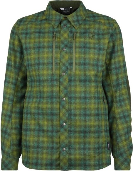 Thumbnail - Norrøna - Finnskogen Wool Shirt - Hemd Gr S oliv