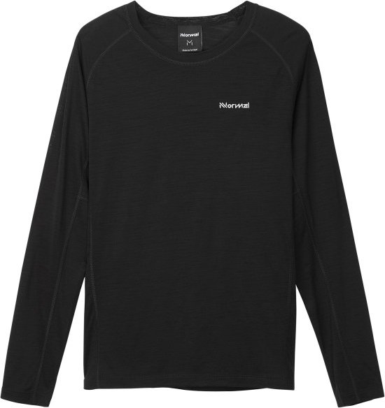 NNormal - Women's Merino Long Sleeve - Laufshirt Gr M schwarz