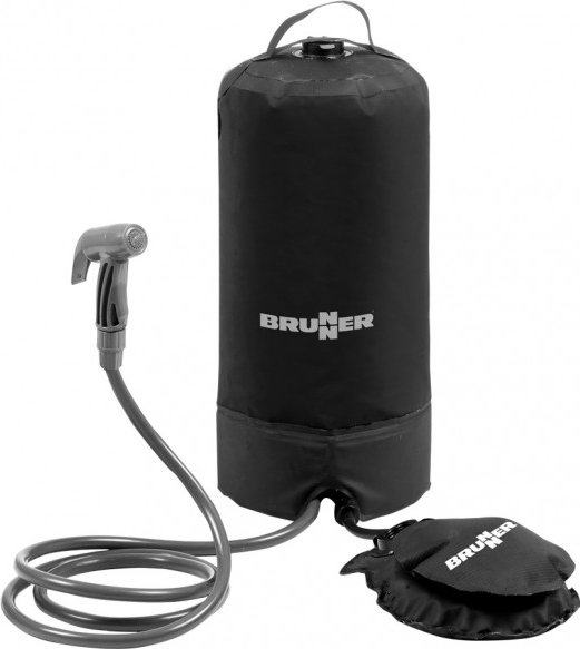 Brunner - Splash - Campingdusche Gr 15 l schwarz/grau