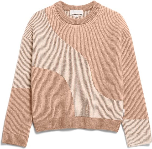 Thumbnail - ARMEDANGELS - Women's Mayraa Vanise - Pullover Gr S beige
