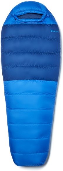 Marmot - Lost Coast 15 - Daunenschlafsack Gr bis 198 cm - Long blau