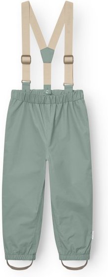 Mini A Ture - Kid's Matwilans Suspender Pants - Regenhose Gr 98 - 3 Years grün