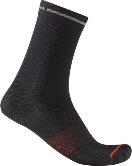 Castelli - Premio Evo 18 Sock - Radsocken Gr 44-47 schwarz