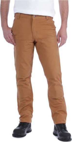 Thumbnail - Carhartt - Stretch Duck Double Front - Freizeithose Gr 42 - Length: 32 braun