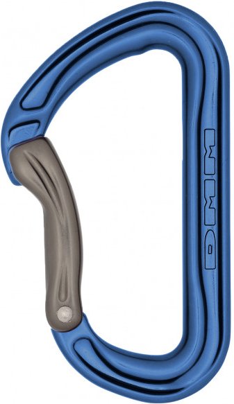 DMM - Shadow Bent Gate - Schnappkarabiner blau