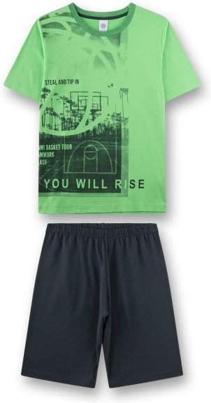 Sanetta - Kid's Pyjama 1/2 246166 - Alltagsunterwäsche Gr 176 grün