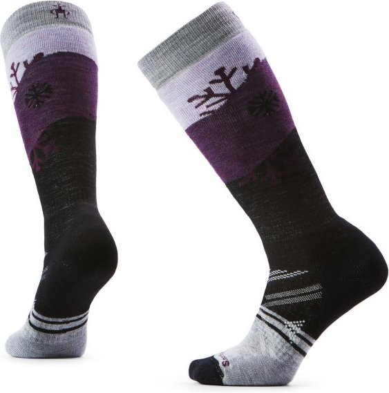 Thumbnail - Smartwool - Women's Ski Full Cushion Snowpocalypse Pattern OTC - Skisocken Gr L schwarz