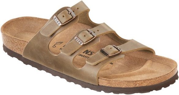 Birkenstock - Women's Florida Soft Footbed Leather Oiled - Sandalen Gr 37 - Regular beige/braun