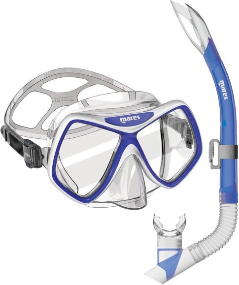 Mares - Women's Combo Ridley - Schnorchelset blau/ clear