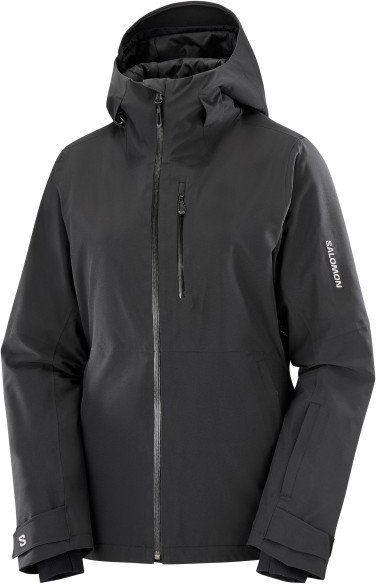 Thumbnail - Salomon - Women's Highland Jacket - Skijacke Gr L schwarz/grau