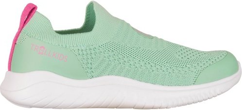 Trollkids - Kid's Oslo Sneaker XT - Freizeitschuhe Gr 30 aqua marble /rosa