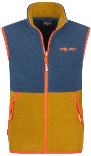 Trollkids - Kid's Kjerag Vest - Fleeceweste Gr 110 blau