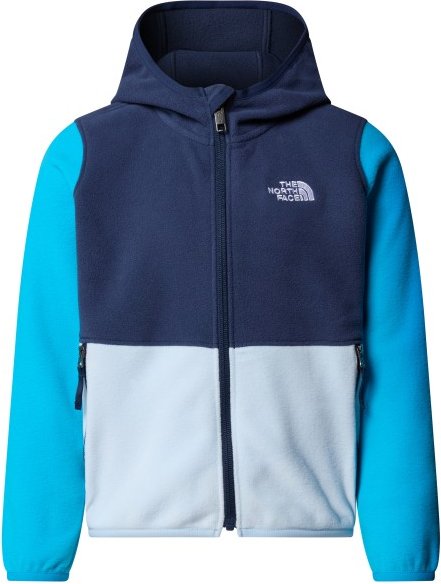 The North Face - Kid's Glacier Fullzip Hoodie - Fleecejacke Gr 7 blau