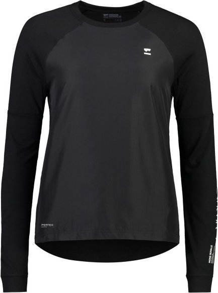 Mons Royale - Women's Tarn Merino Bike Wind Jersey - Radtrikot Gr L schwarz