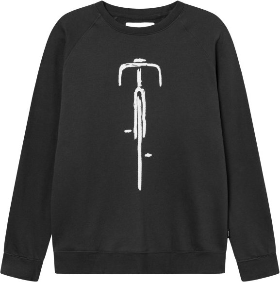 DEDICATED - Sweatshirt Malmoe Bike Front - Pullover Gr L schwarz