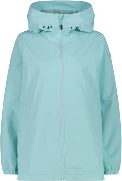 Thumbnail - CMP - Women's ClimaProtect Jacket Fix Hood - Parka Gr 42 blau/türkis