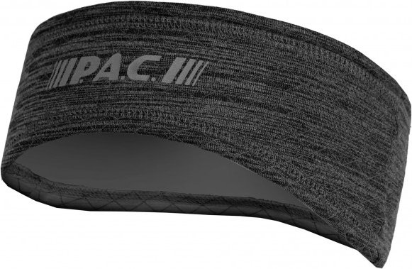 P.A.C. - Craion 360° Allover Reflective Headband - Stirnband Gr L/XL schwarz/grau