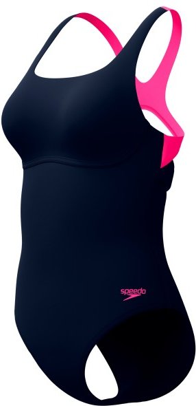 Speedo - Women's Solid Flex Band One Piece - Badeanzug Gr 44 blau