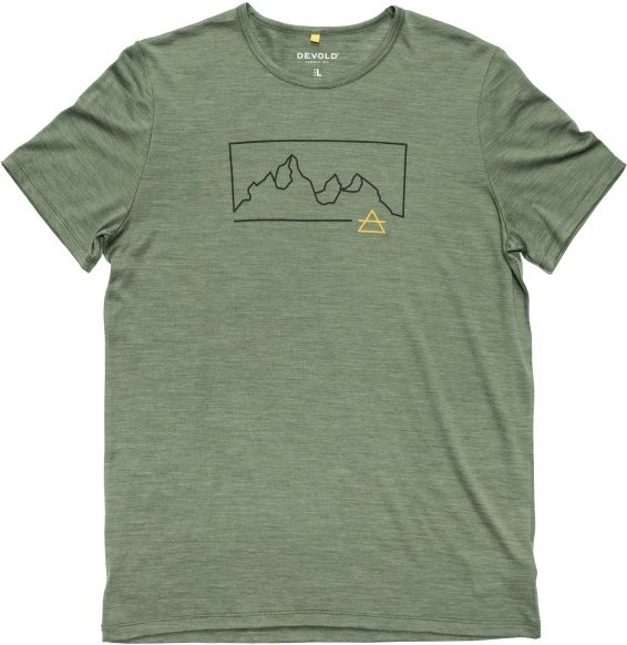 Devold - Active Outline Tee - Merinoshirt Gr XXL grün