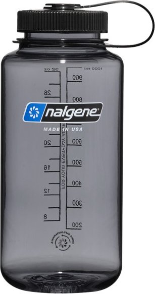 Nalgene - Sustain Weithals - Trinkflasche Gr 1 l grau