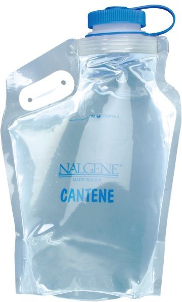 Nalgene - PE-Faltflasche - Trinkflasche Gr 3 l grau/weiß
