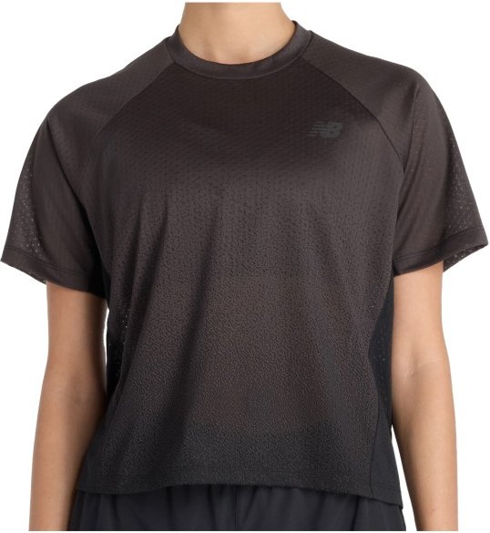 New Balance - Women's Viz-Tech Run T-Shirt - Laufshirt Gr M grau