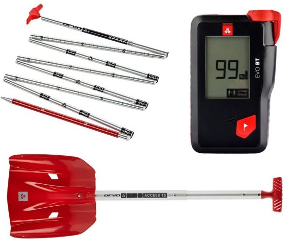 Arva - Pack Safety Box Evo BT - LVS-Geräte-Set Evo BT, Spark Probe, Access TS Shovel
