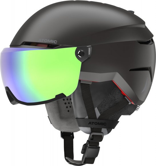 Atomic - Savor AMID Visor HD - Skihelm Gr 51-55 cm grau
