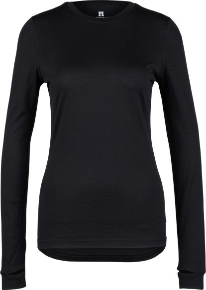 Thumbnail - Heber Peak - Women's Merino190 RootHe. L/S - Merinounterwäsche Gr XXL schwarz